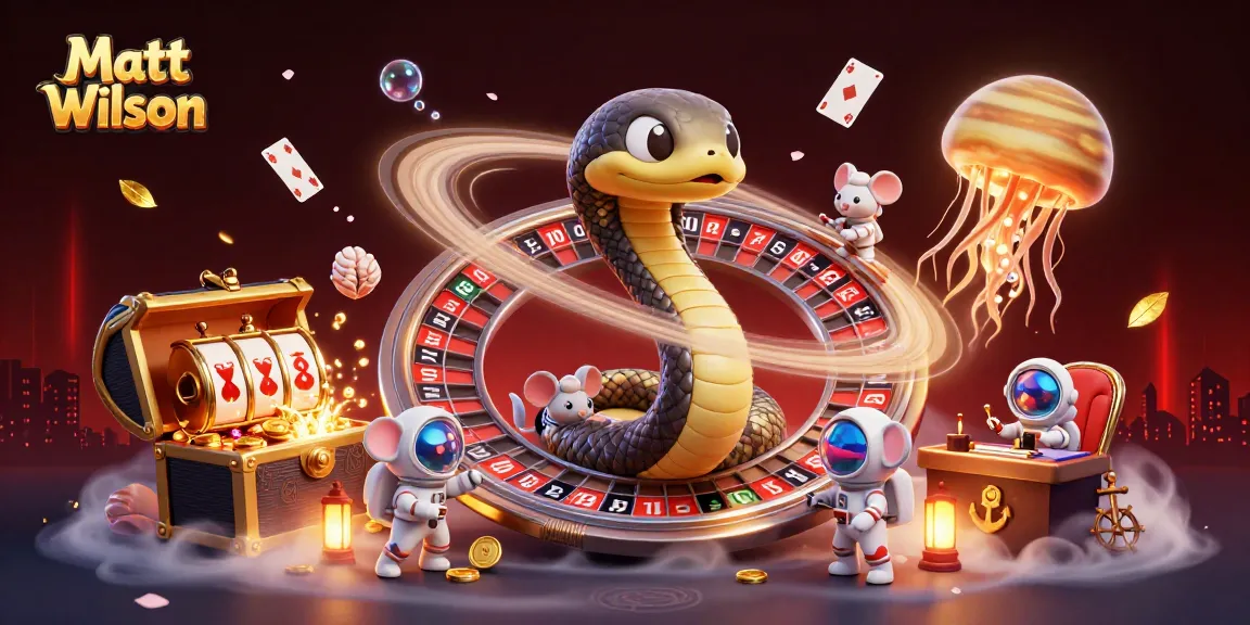 Experience thrilling roulette action with Matt Wilson in this dynamic 3D casino scene.