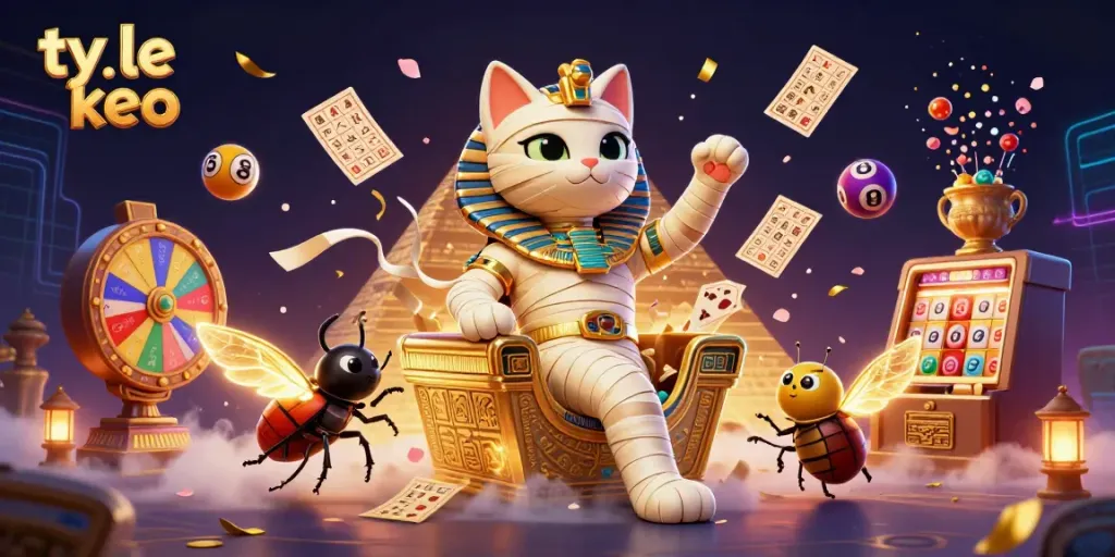 Engage with the thrilling ty le keo experience in this vibrant 3D casino scene.