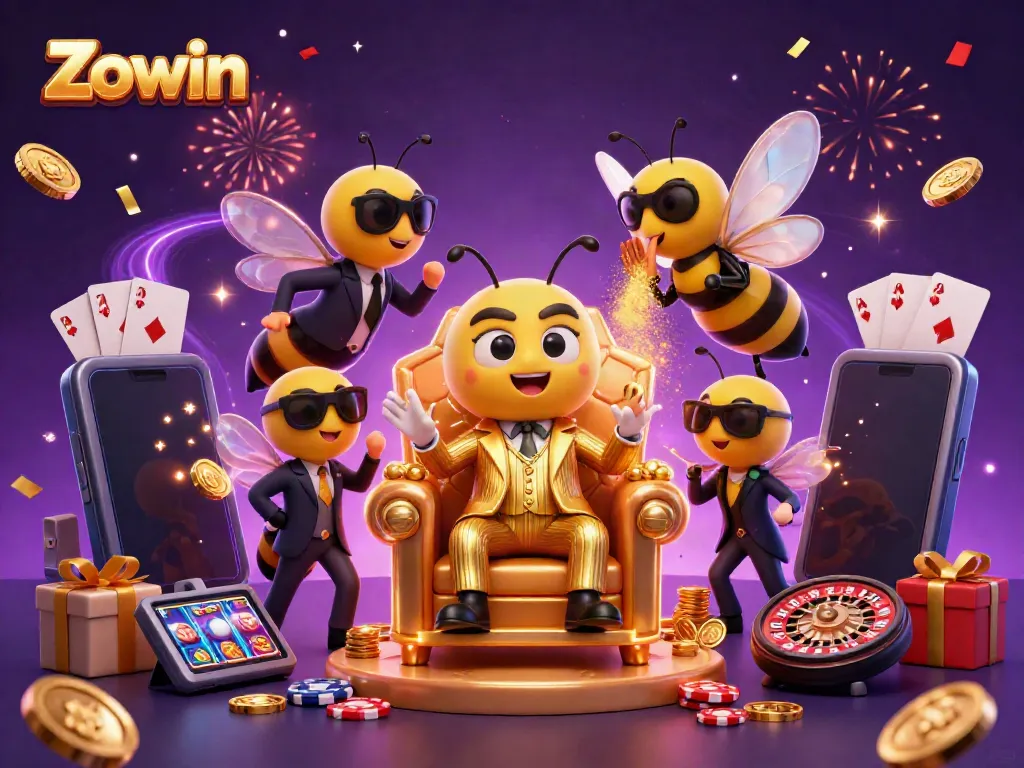 Experience the thrilling excitement of Zowin with immersive slot games and dazzling animation.