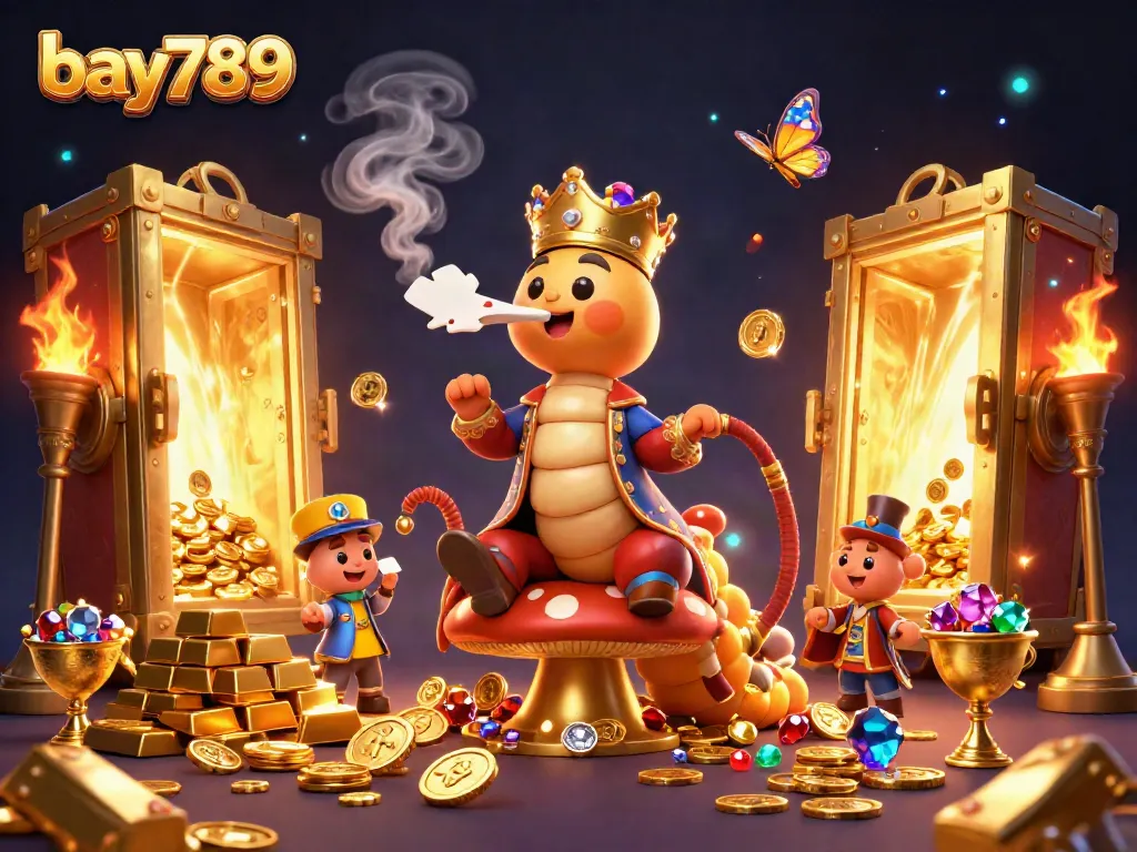 Engage in vibrant gameplay at bay789, a stunning 3D illustration showcasing dynamic casino elements.
