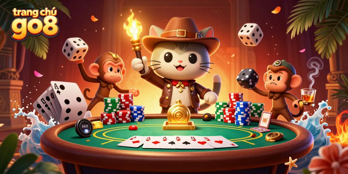 Engage with exciting gaming adventures on trang chủ go8 surrounded by vibrant casino elements and thrills.