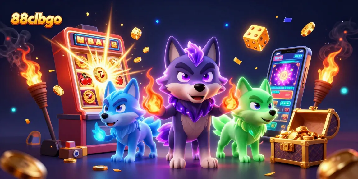 Win big with 88clbgo's exciting jackpot scene featuring animated casino elements.