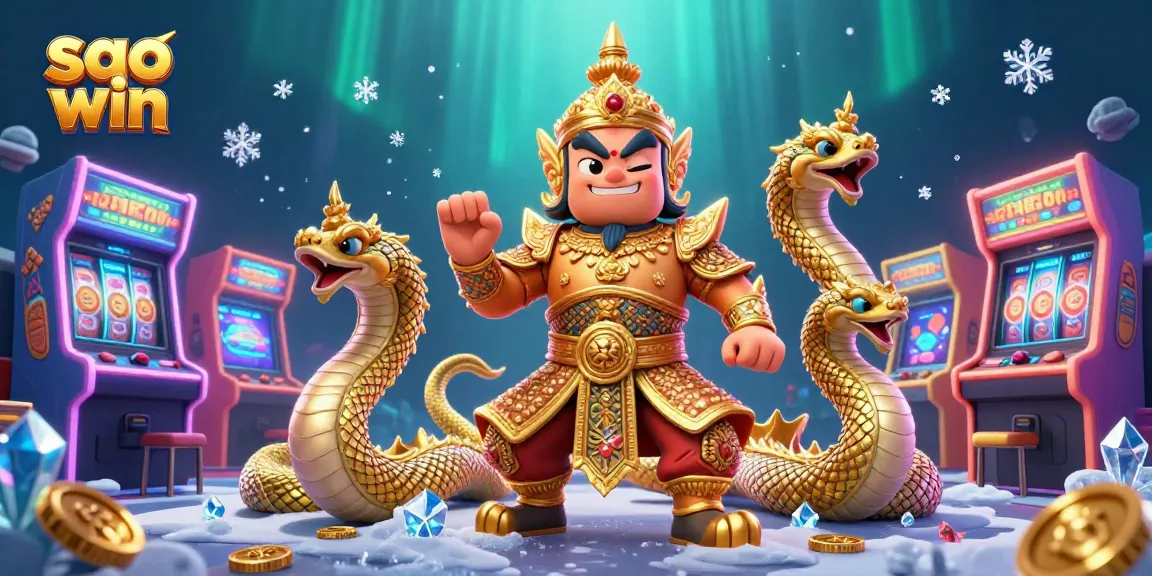 Sao win brings fun and excitement with a dynamic casino game scene filled with vibrant characters and slot machines