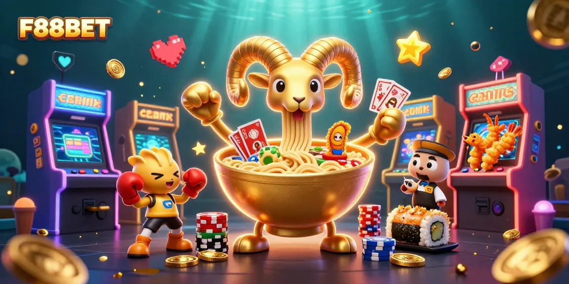 Experience dynamic gaming with F88BET featuring vibrant characters and casino elements.