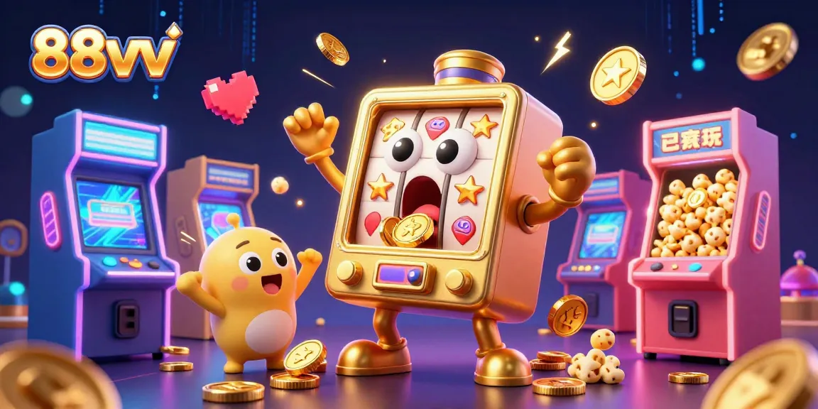 Experience the thrill of winning with 88vv's vibrant slot machines in action!